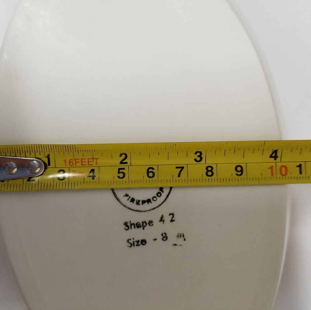 Royal Worcester Gourmet Oven China Oval Au Gratin Dishes Sz 8 Shape 42 - Picture 12 of 14